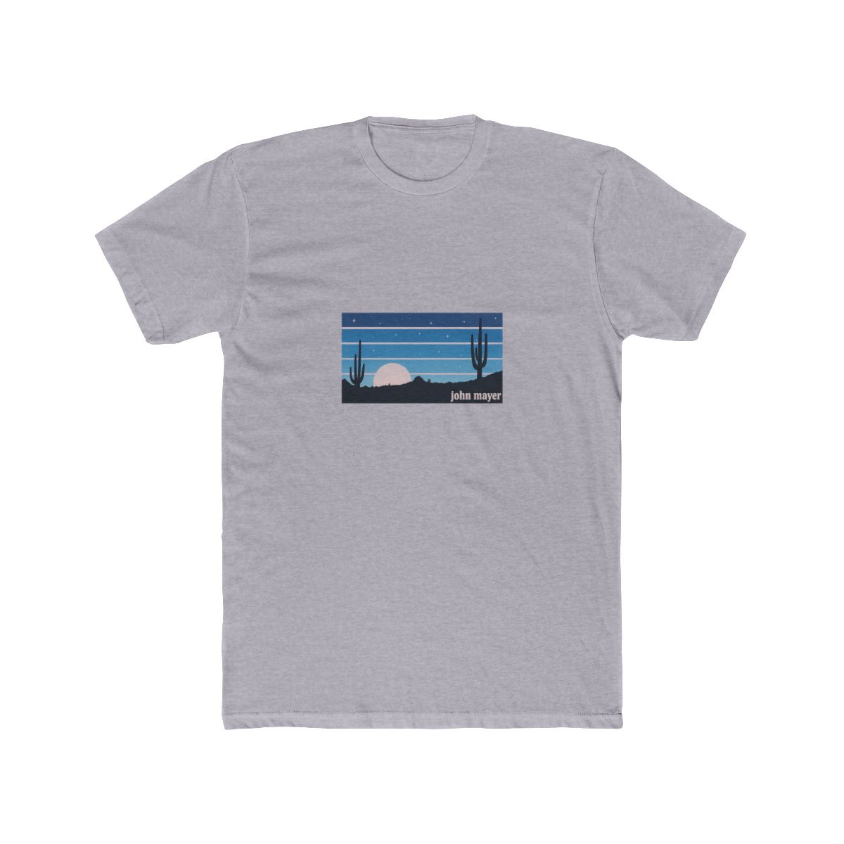 John Mayer Desert Cacti Sun Landscape T Shirt