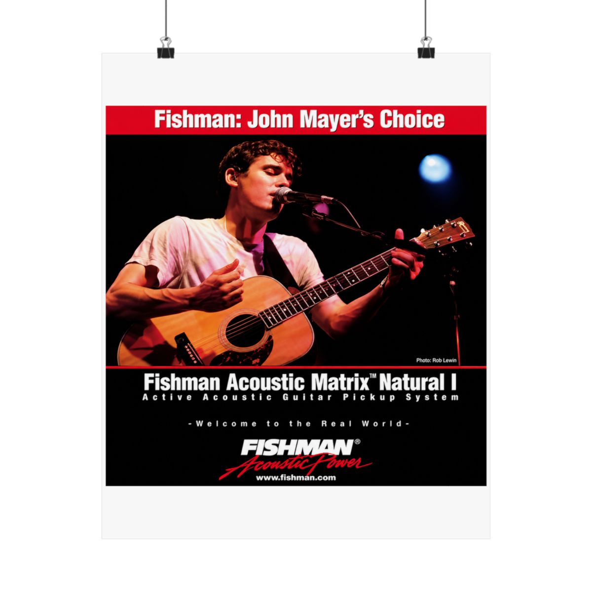 John Mayer Poster - alternate angle 4, merchandise