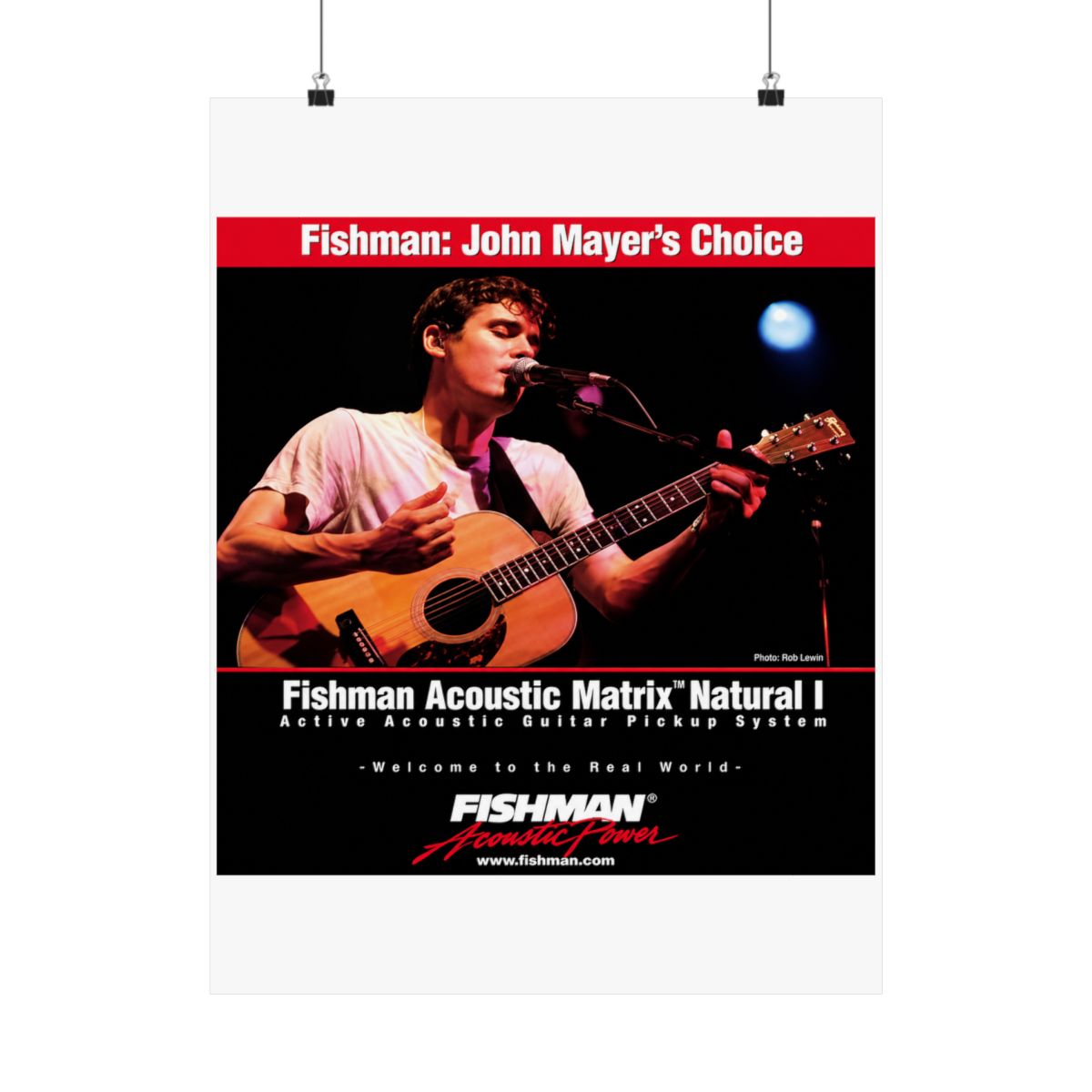 John Mayer Poster - alternate angle 4, merchandise