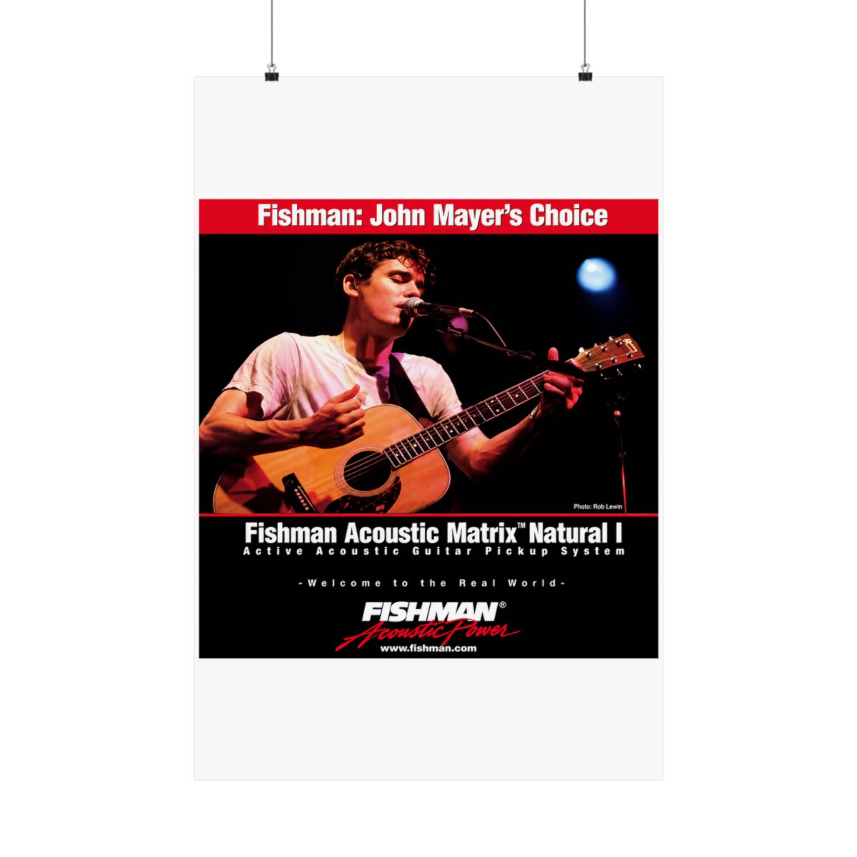 John Mayer Poster - alternate angle 2, merchandise