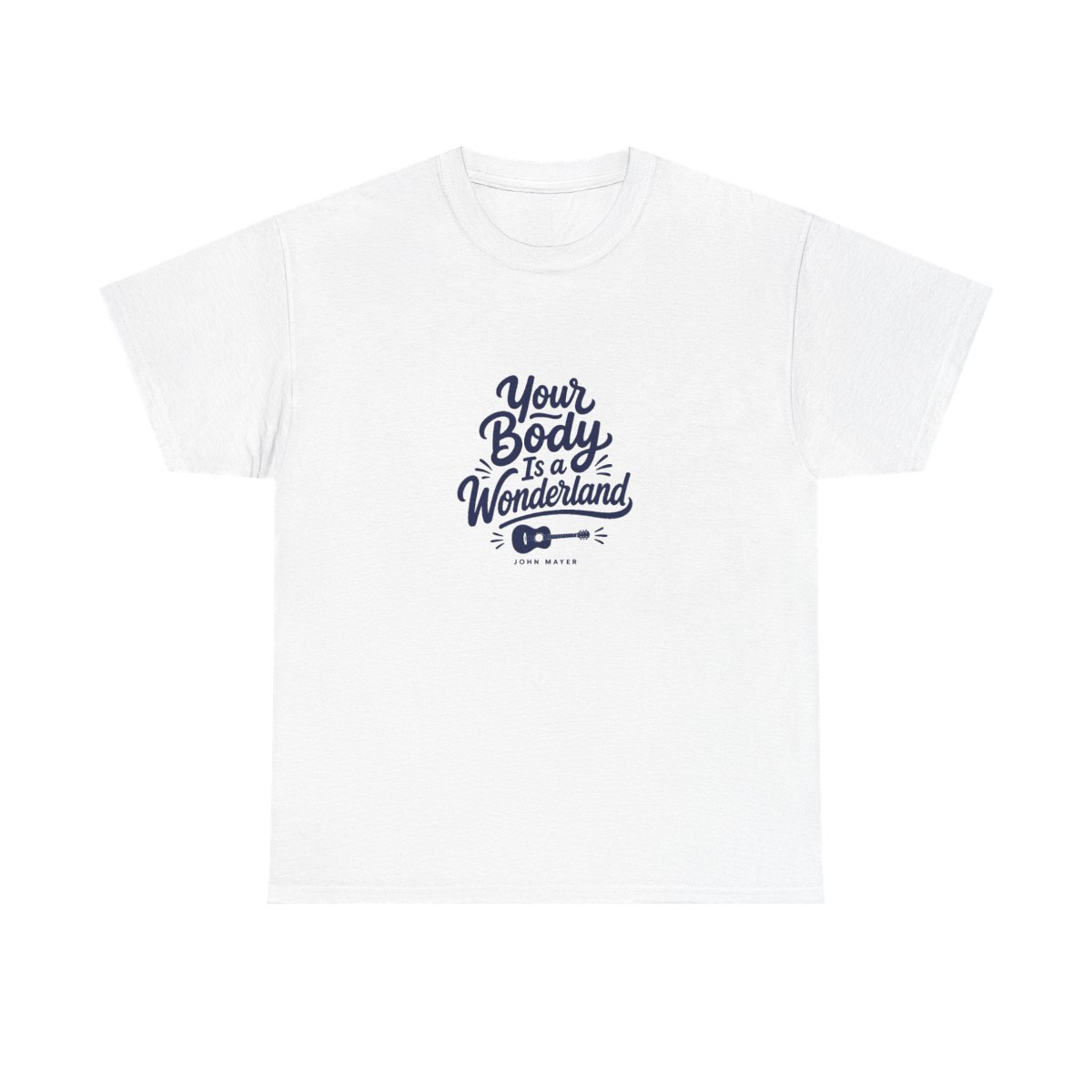 John Mayer "Your Body Is a Wonderland" Unisex Tee - alternate angle 2, merchandise
