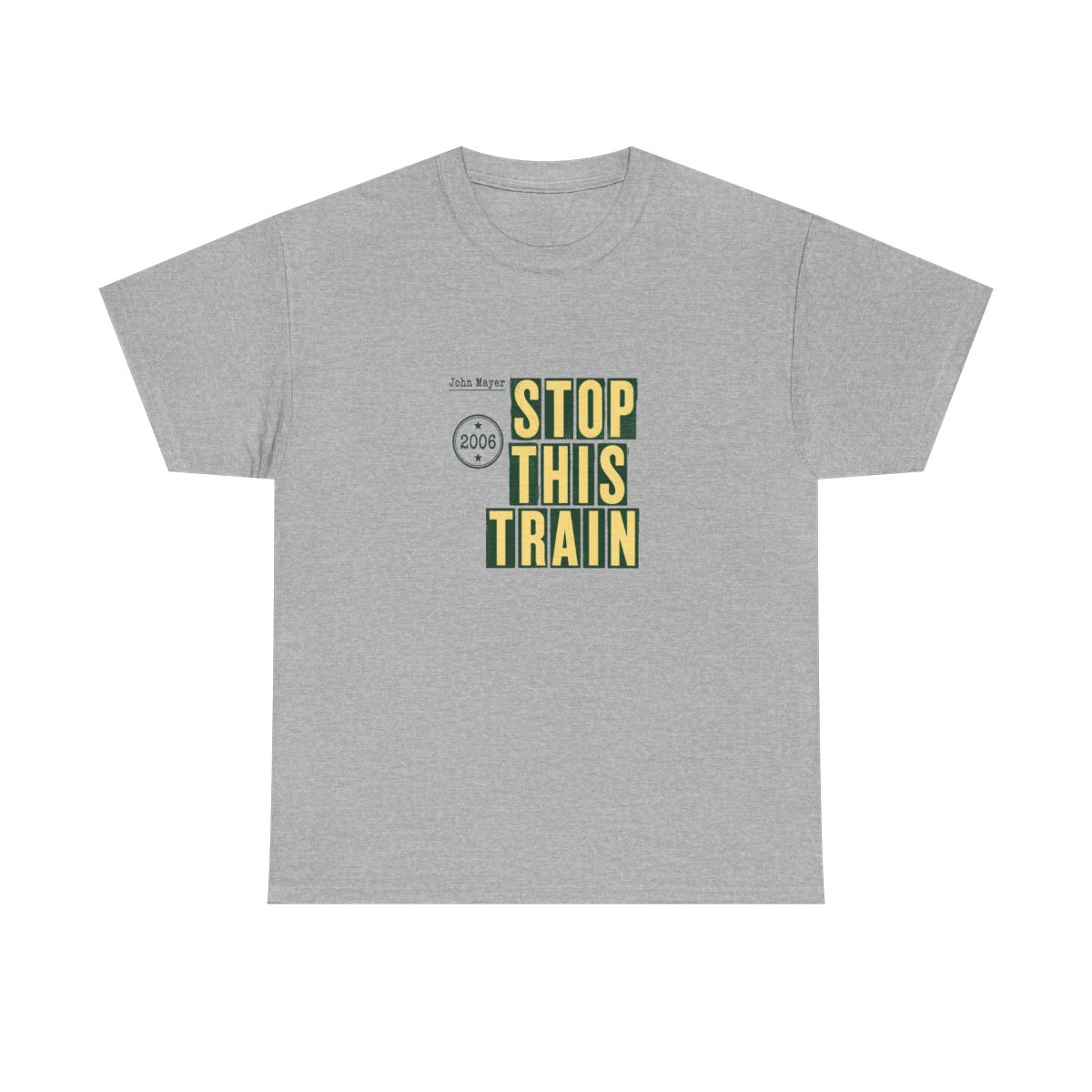 John Mayer "Stop This Train" Unisex Tee - alternate angle 4, merchandise