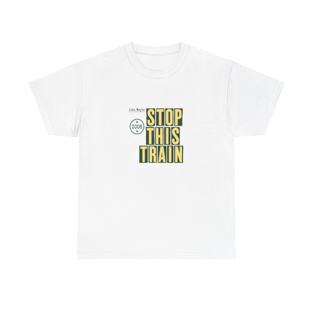 John Mayer "Stop This Train" Unisex Tee - alternate angle 2, merchandise