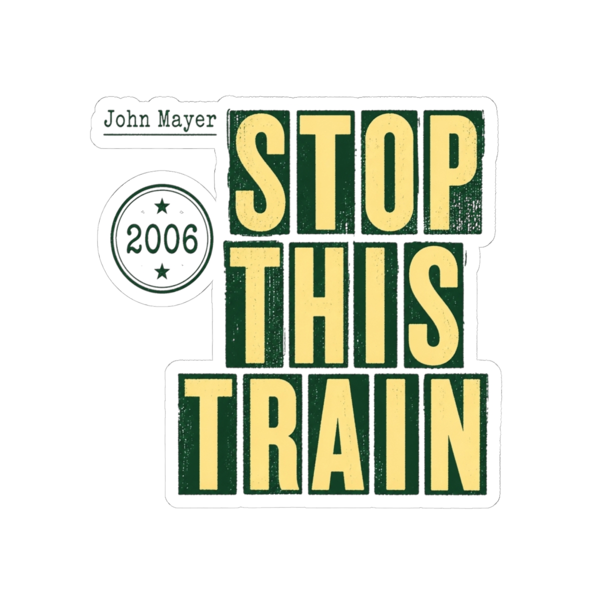 Stickers - John Mayer accessories collection