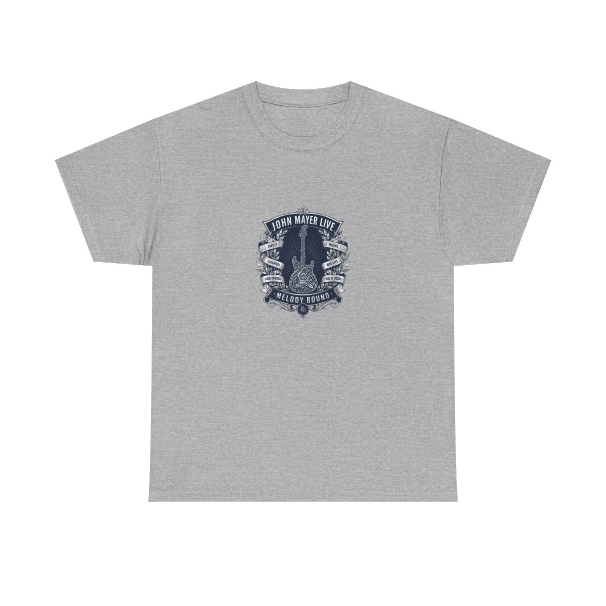 John Mayer Song Titles Like Unisex Tee - alternate angle 2, merchandise