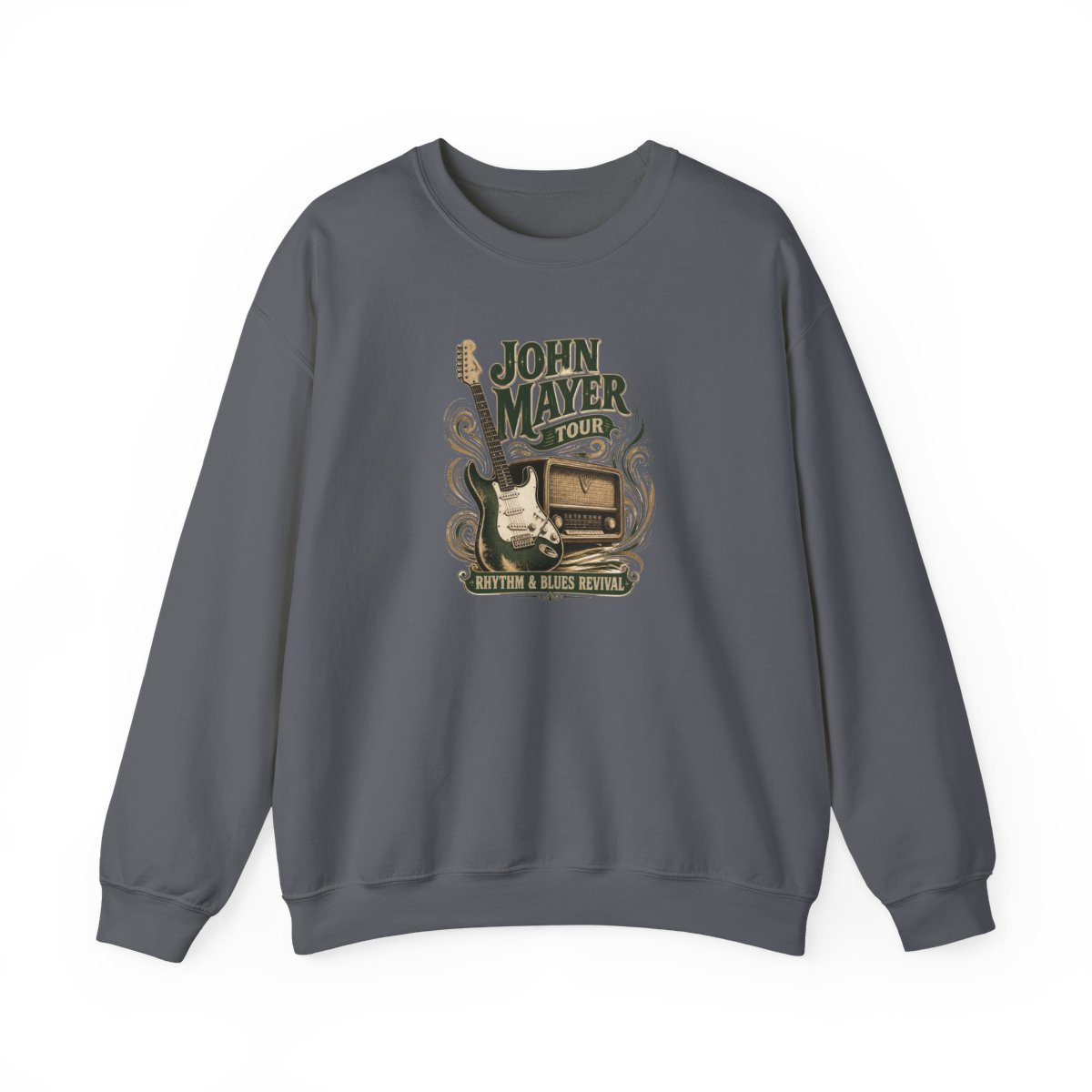 John Mayer "John Mayer Tour" Crewneck - alternate angle 2, merchandise