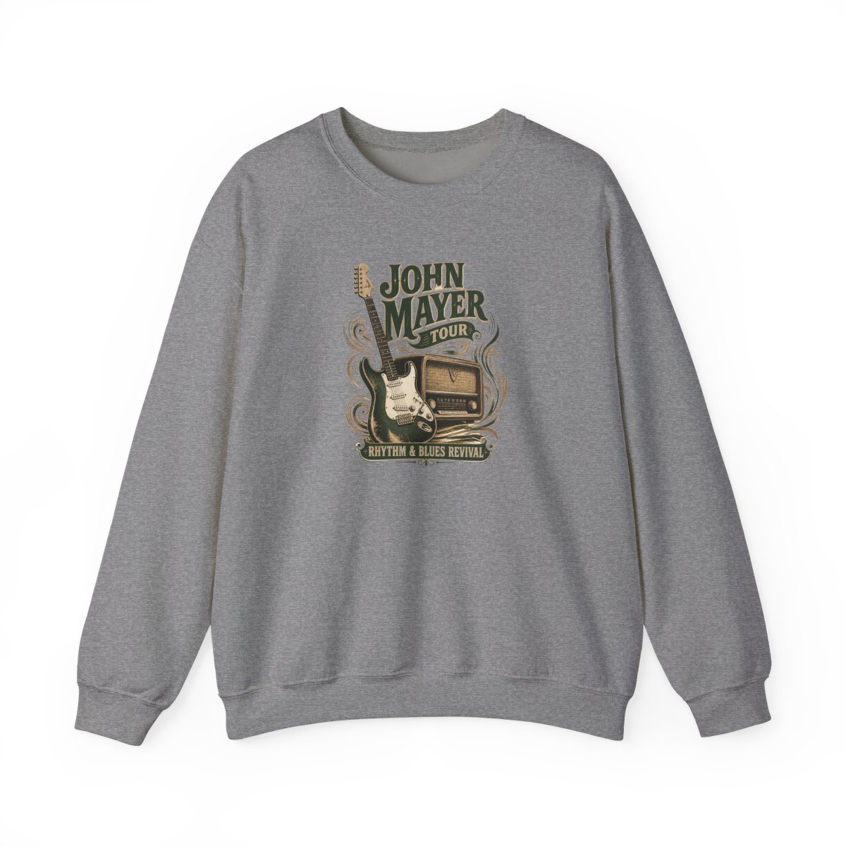 John Mayer "John Mayer Tour" Crewneck - alternate angle 5, merchandise